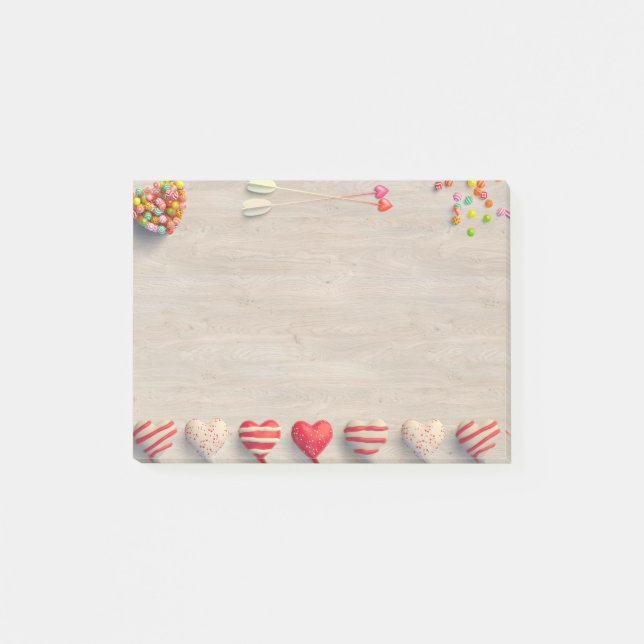 valentines day Trets bokför anteckningar Post-it Block (Framsida)