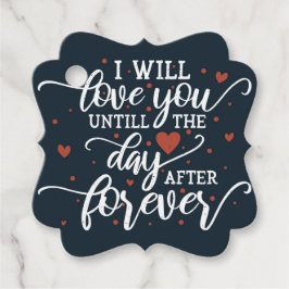 Valentines day Typografi Gåvor Etiketter