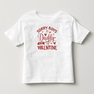 Valentines day... Tyvärr är pappa min Alla hjärtan T Shirt