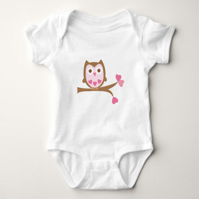 Valentines day Uggla Tee (Framsida)