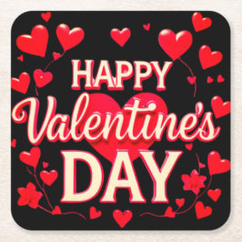 VALENTINES DAY UNDERLÄGG PAPPER KVADRAT