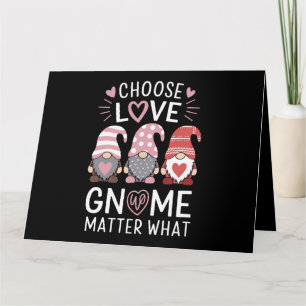 Valentines day väljer Kärlek Gnome Matter vad Kort