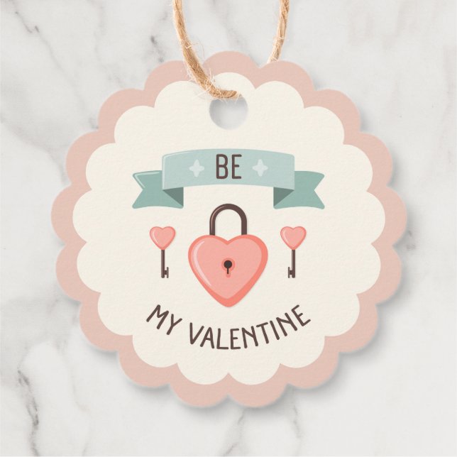 Valentines day - var min valentin gåvor etiketter (Baksida)