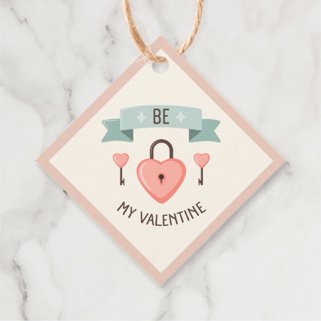 Valentines day - var min valentin gåvor etiketter (Baksida)