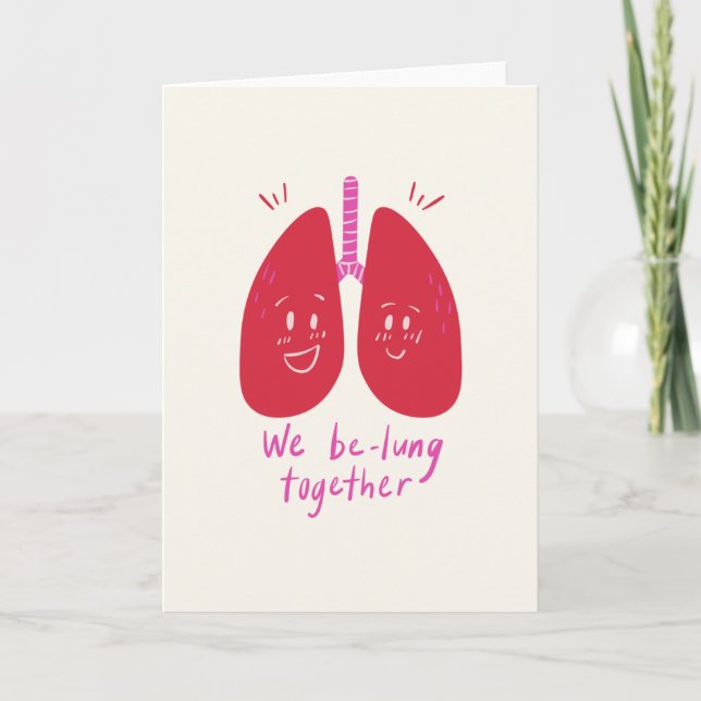 Valentine's Day Vi ska lunga ihop kort (Framsida)