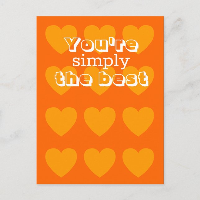 Valentines day vykort med hjärtan från Jo Bilder (Framsida)