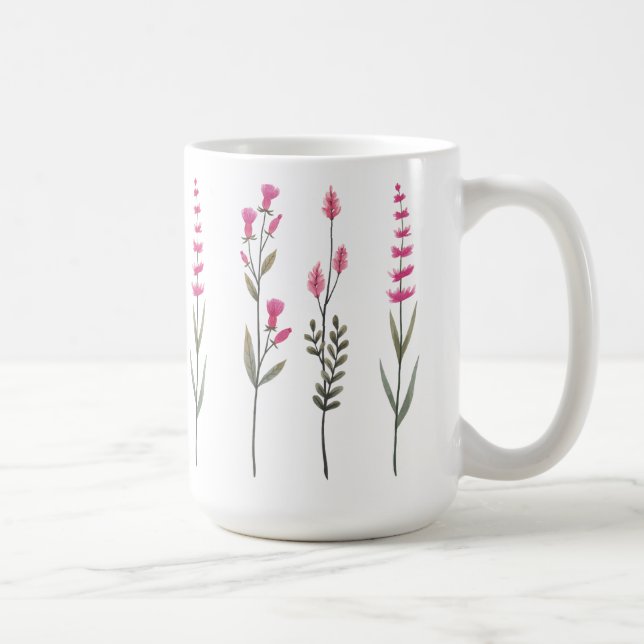 Valentine's Day Wildblumen Kaffemugg (Höger)