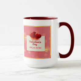 Valentine's Day With Red Hearts I Romantic Love Mugg