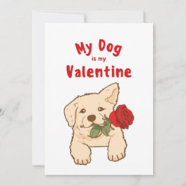 Valentines day XOXO Cute Pet Puppy Hund Photo Holi Julkort