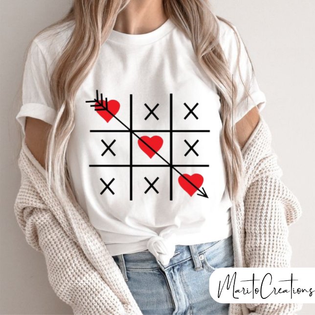 Valentine's day, Xoxox,Love heart, Cupid arrow T Shirt (Skapare uppladdad)