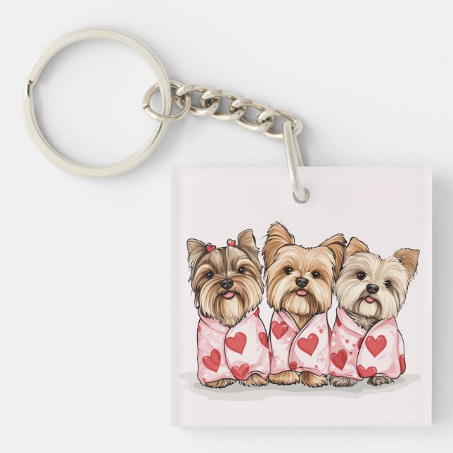 Valentines day Yorkshire Terrier Hundar (Framsidan)