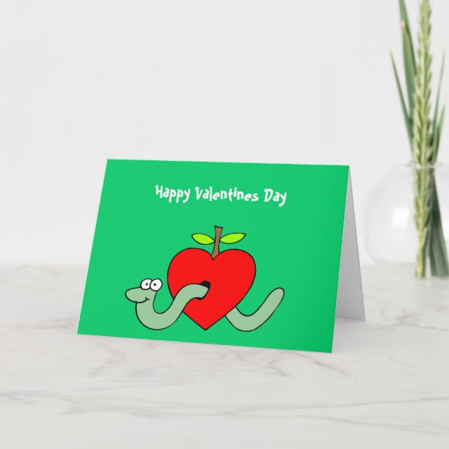 Valentines daykort för lärare helgkort (Framsida)