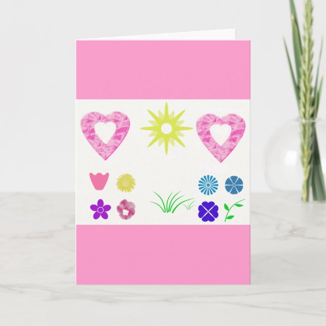 Valentines daykort helgkort (Framsida)