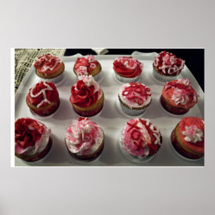 Valentines daymuffins poster