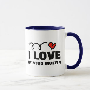 Valentines daymugg för manar som jag älskar mugg