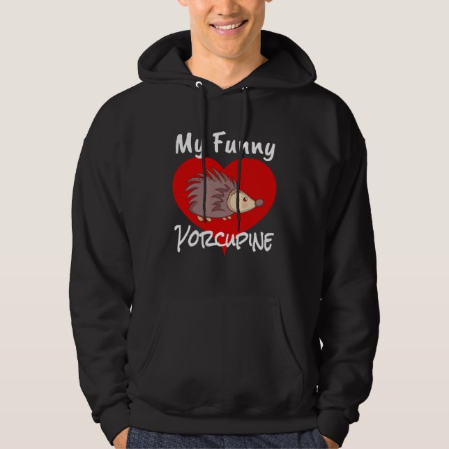 Valentines Days  For Boys Boys  Valentines Day Gif Hoodie (Framsida)
