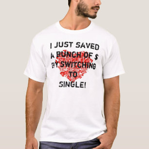 Valentines daysingelskjorta tee