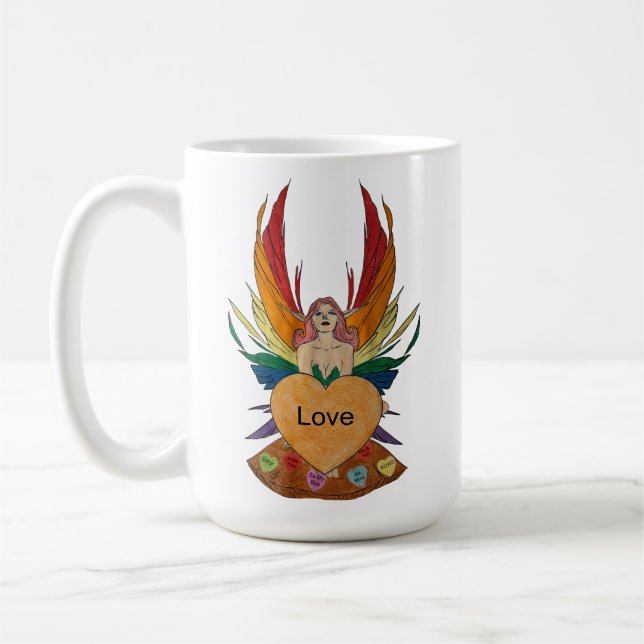 Valentines Faerie Kaffemugg (Vänster)