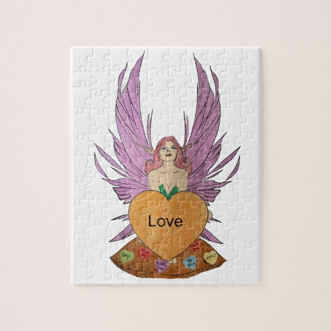 Valentines Faerie Pussel (Vertikal)