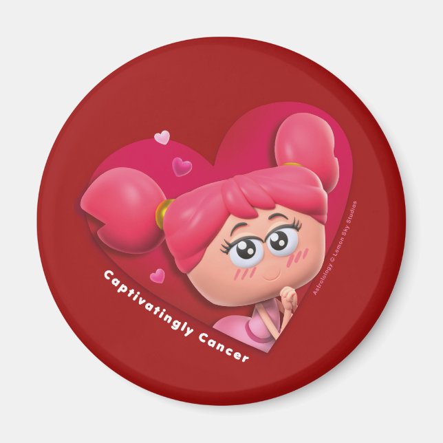 Valentines Fridge Magnet for Cancer (Framsidan)