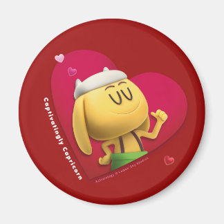 Valentines Fridge Magnet för Capricorn