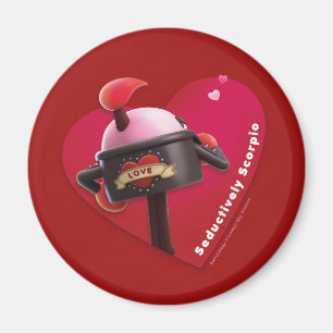 Valentines Fridge Magnet för Scorpio