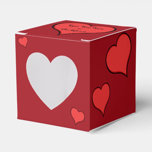 Valentines Gift Box Anpassningsbar African Cupid B Presentaskar (Framsidan Sidan)