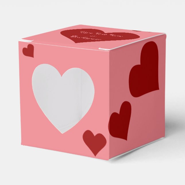 Valentines Gift Box Personlig Kärlek Boxes Presentaskar (Framsidan Sidan)