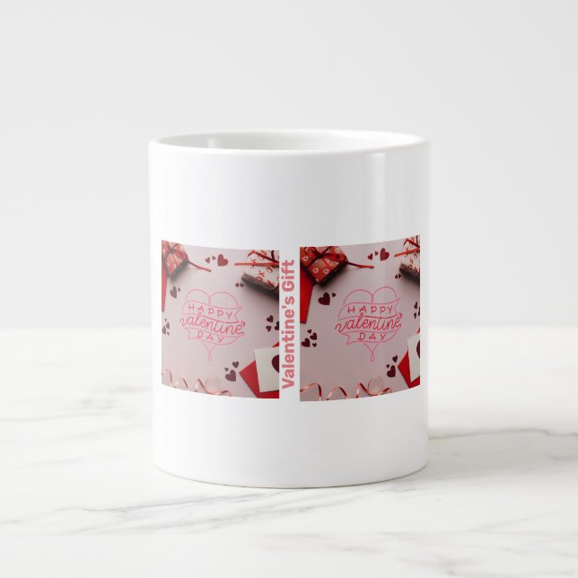Valentines Gift mugg Jumbo Mugg (Framsidan)