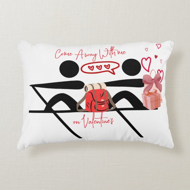 Valentine's Gift Prydnadskudde (Framsidan)