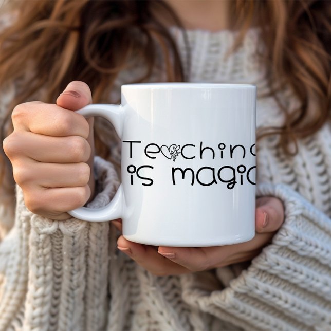 Valentines gift teacher thank you mugg (Skapare uppladdad)