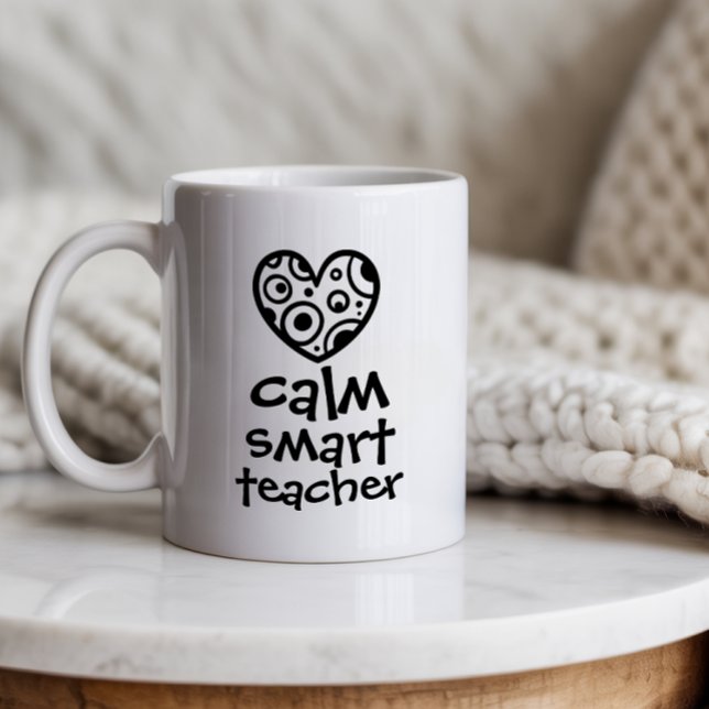 Valentines gift teacher thank you mugg (Skapare uppladdad)