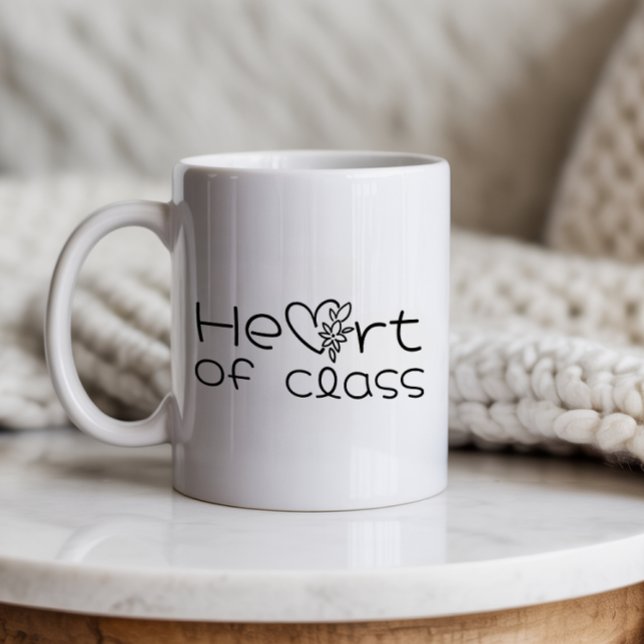 Valentines gift teacher thank you mugg (Skapare uppladdad)