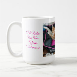 Valentine's Ginger Katt Foto Kul Kaffemugg