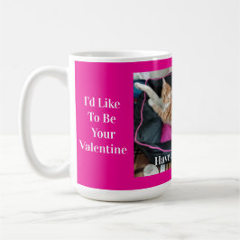 Valentine's Ginger Katt Foto Kul Kaffemugg