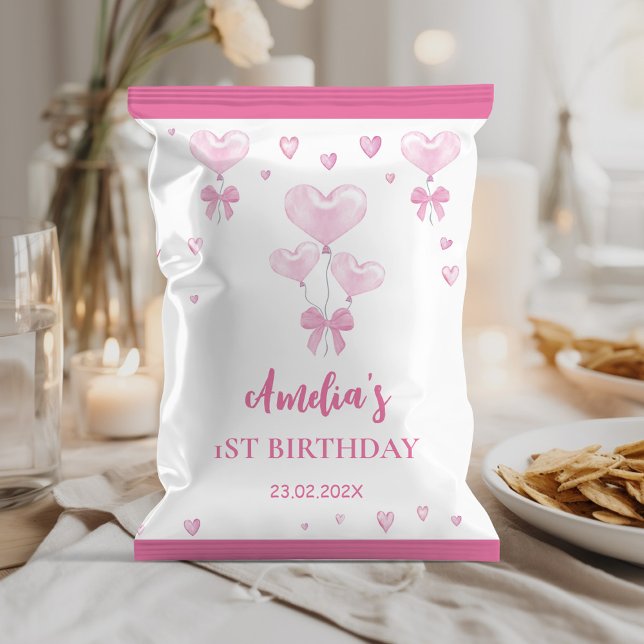 Valentines Girl Birthday Chip Bag Wrapper Reklamblad (Skapare uppladdad)