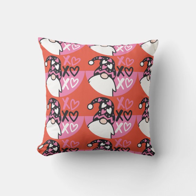 Valentines Gnome Kudde (Framsida)