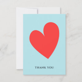 Valentines Heart Pastel Blue Tack Kort