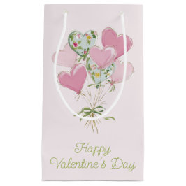 Valentine's Heart Pink and Green Heart Balloons