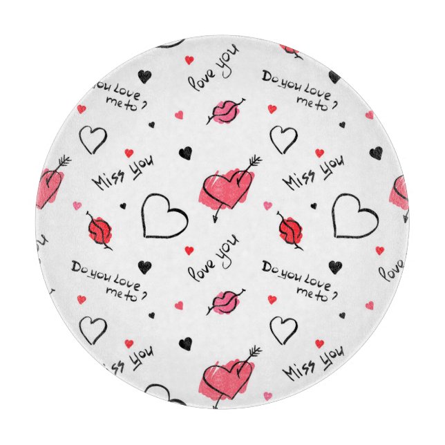 Valentines Hearts Arrow Seamless (Framsidan)