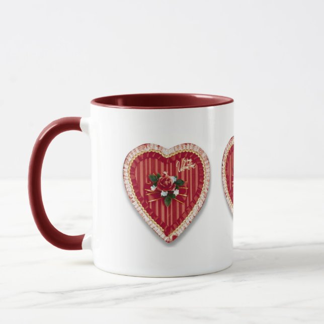 Valentines Hearts Mugg (Vänster)