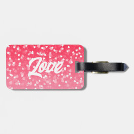 Valentines Hearts och Kärlek Bagagebricka