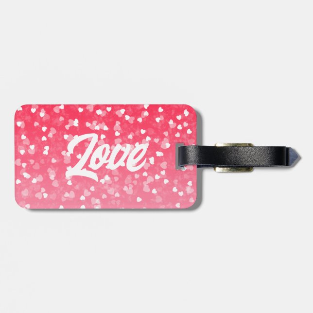 Valentines Hearts och Kärlek Bagagebricka (Baksida Vågrät)