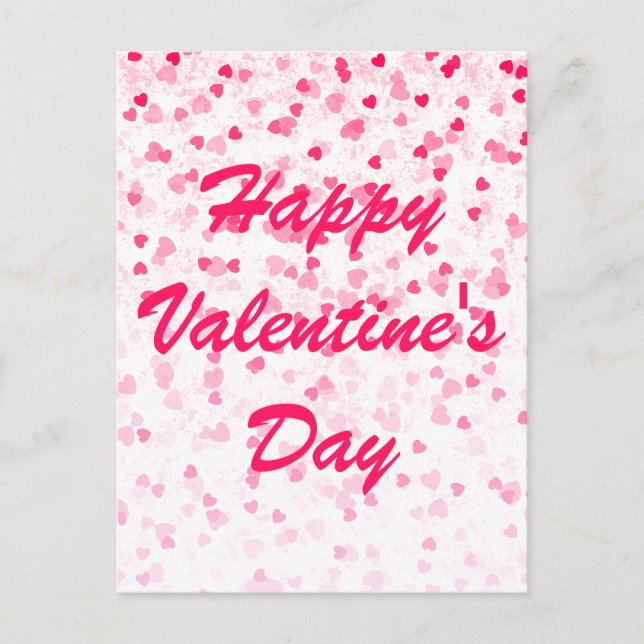 Valentines Hearts och Kärlek Vykort (Framsida)