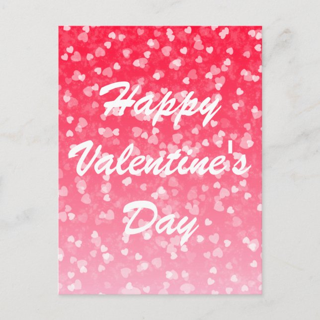 Valentines Hearts och Kärlek Vykort (Framsida)