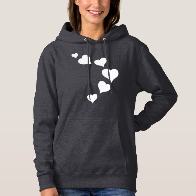 Valentines Hoodies Valentines Kärlek Hooded Shirts T-shirt (Framsida)