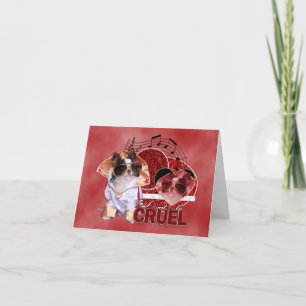 Valentines - inte var grym - Chihuahua - Gizmo Helgkort