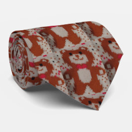Valentines Julafton Nalle Stora Sticka-lagret Slips