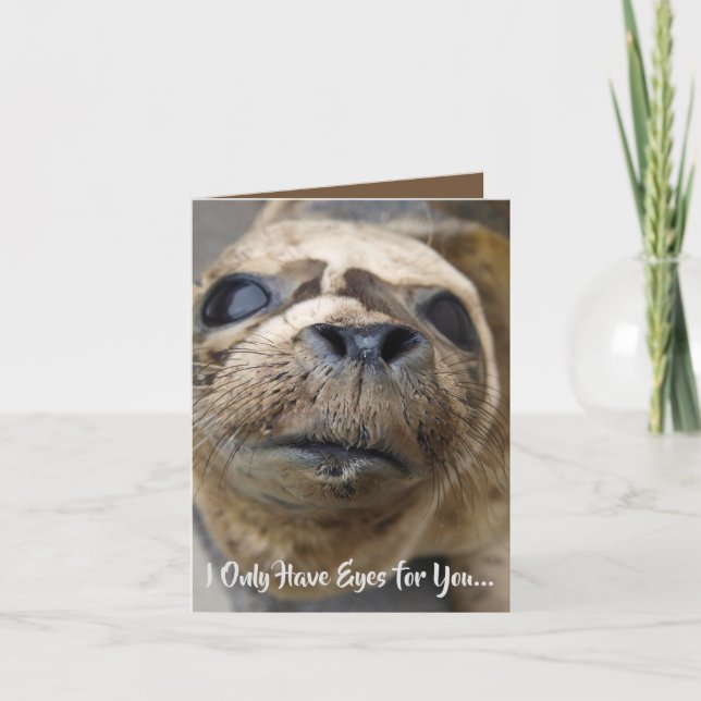 Valentines kort Ögon för dig (Framsida)