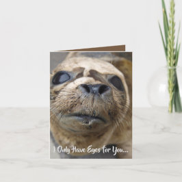 Valentines kort Ögon för dig